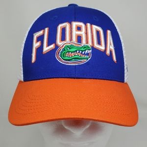 Vtg Florida Gators Trucker Hat SnapBack Mesh Back Ball Cap Embroidered OSFA NCAA